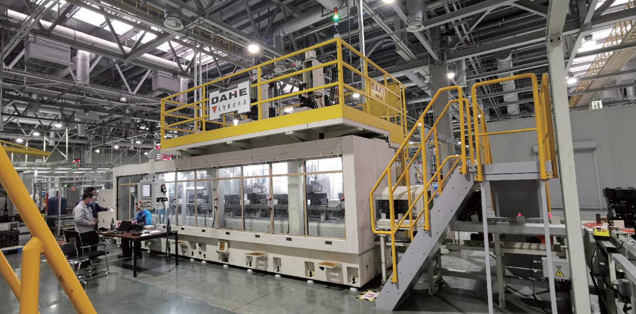 CNC honing production line for automobile engine cylinder body